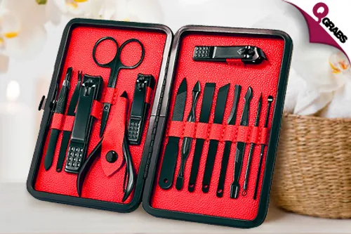 From QR59 Perfect Those Nails at Home with a 15-in-1 Set of Manicure & Pedicure Tools! (Up to QR190 Value)